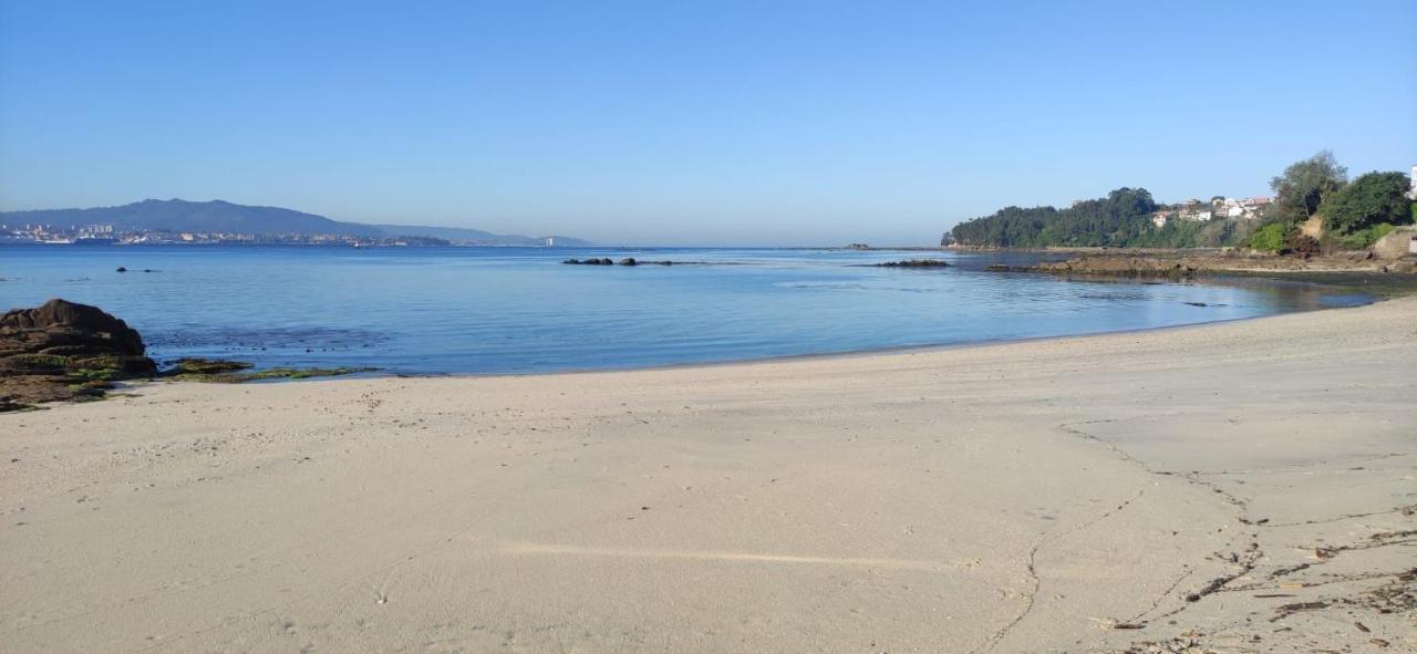 Apartamento Playa A Xunqueira, A 15 Min Vigo Moana Bagian luar foto